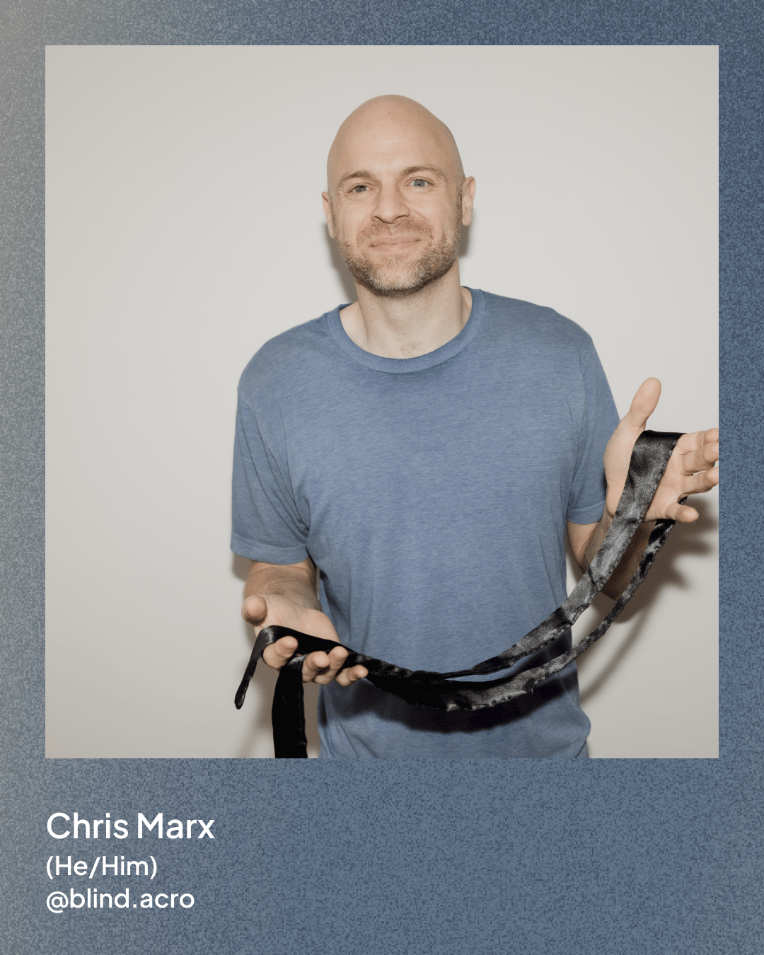 Poster for Blind Acro Workshop & Acro Chat