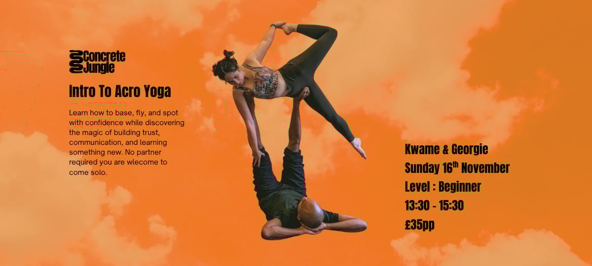 Poster for Intro To Acro Yoga